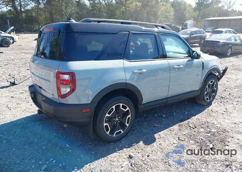 2023 Ford Bronco Sport Outer Banks z USA, uszkodzony, nr VIN 3FMCR9C68PRD39716